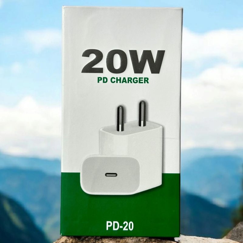 [MFi Certified] 20W PD Wall Charger with Lightning Cable for iPhone 14, 14 Plus, 14 Pro Max, 13, 13 Pro Max, 12, 11, X, XR Series - Image 3