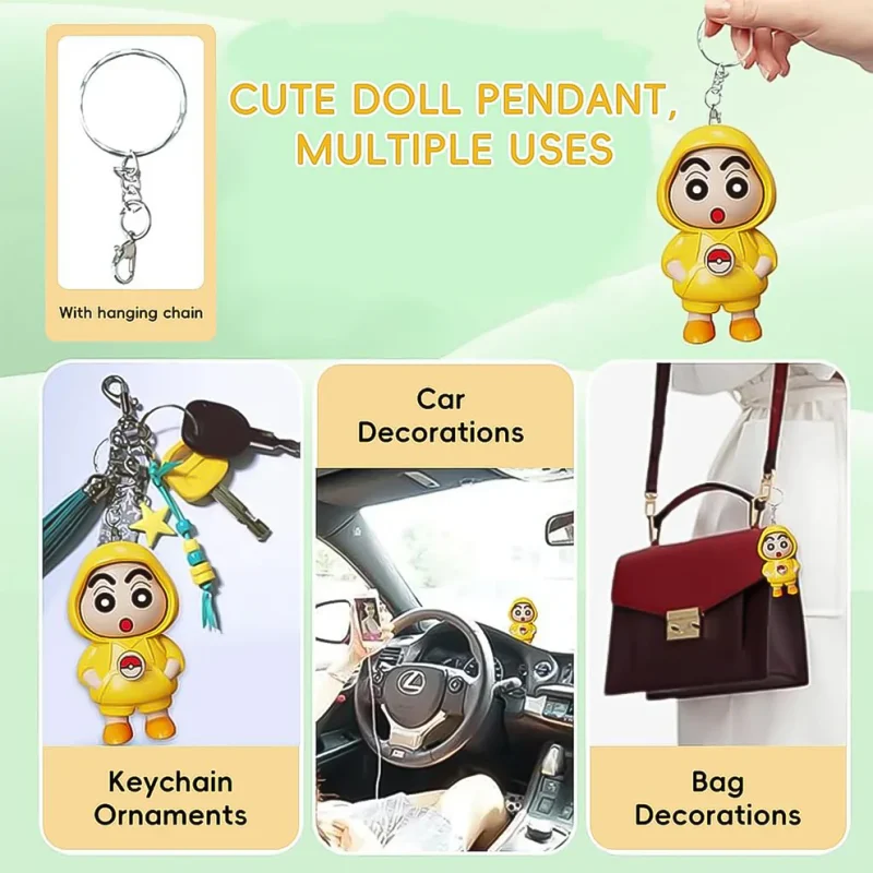 Face Changing Doll Toy with Keyring (1 Pc / Mix Color) - Image 4