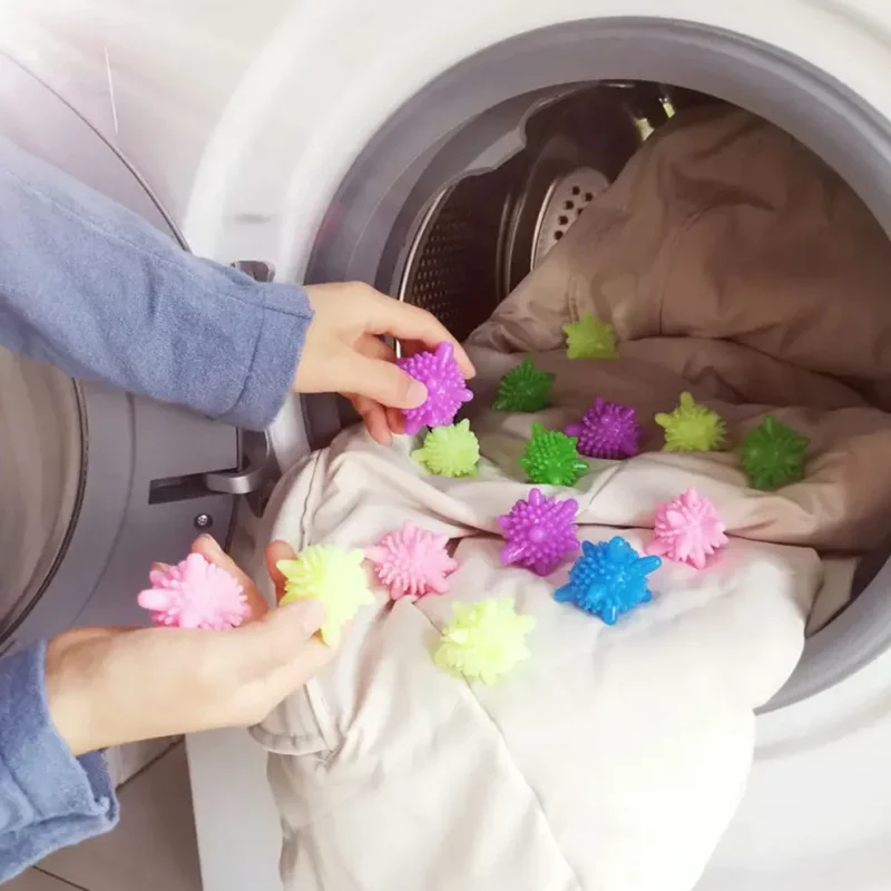 Soft Star Laundry Dryer Balls 20 Pieces Multi-Color Clothes Softener - Image 4