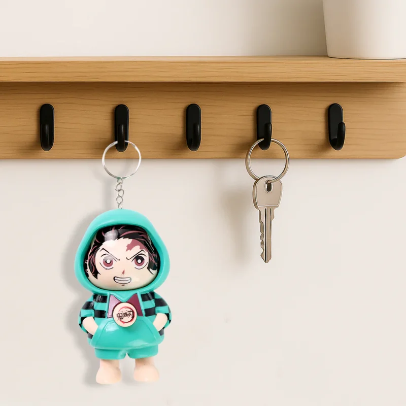 Cartoon Character Design Cute Action Figure Keychain (Mix Design & 1 Pc) - Image 2