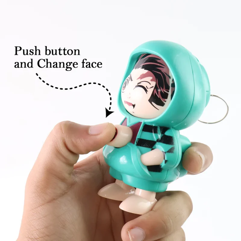 Cartoon Character Design Cute Action Figure Keychain (Mix Design & 1 Pc) - Image 4