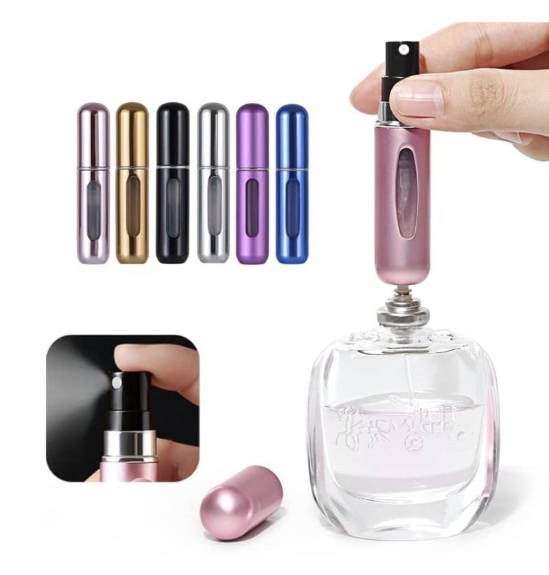 Mini Portable Perfume Empty Spray Bottle (1 Pc / Random Color) - Image 2