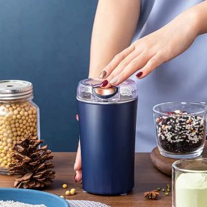 Electric Coffee & Spice Grinder 200W, 4-Blade Mill for Dry Masala, Spices, Nuts & Herbs | Stainless Steel Body, Push-Button Control for Home Kitchen