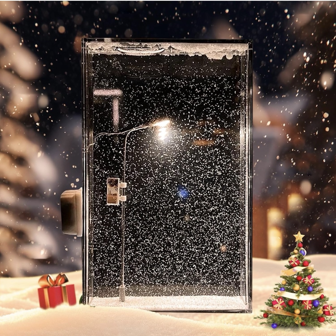 Snowfall Lamp Street Light Snow Lamp
Snowy Lamp DIY Snow Scenery Night Light
Snow Scenery Lamp